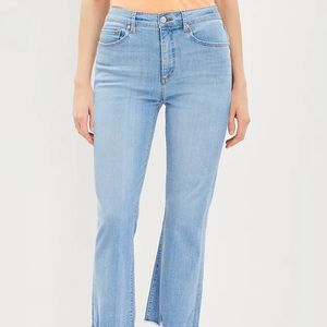Loft high waist kick crop Jean Petite